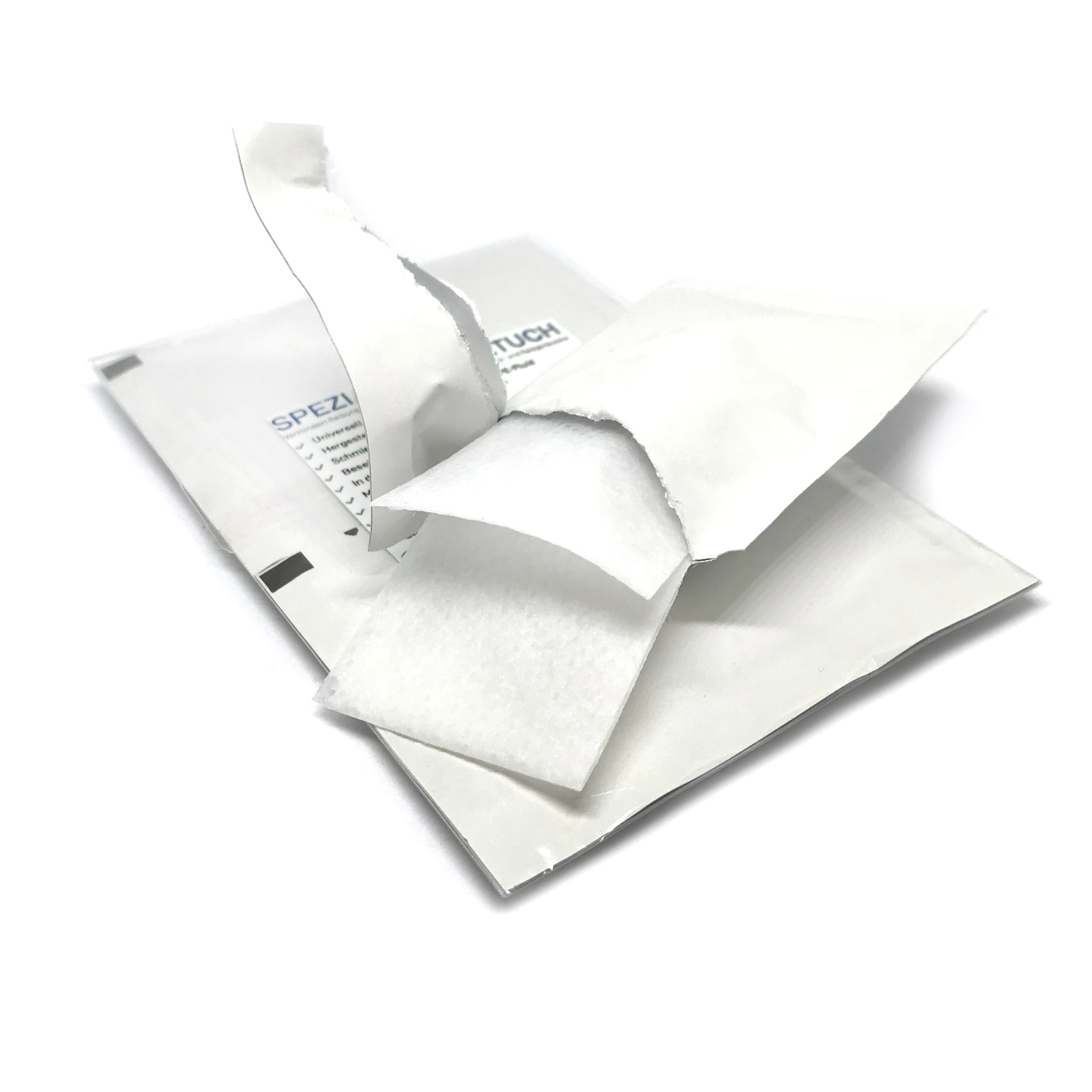 Spezial-Pflegetücher mit PFPE-Fluid (Krytox™) getränkt in Sachets
