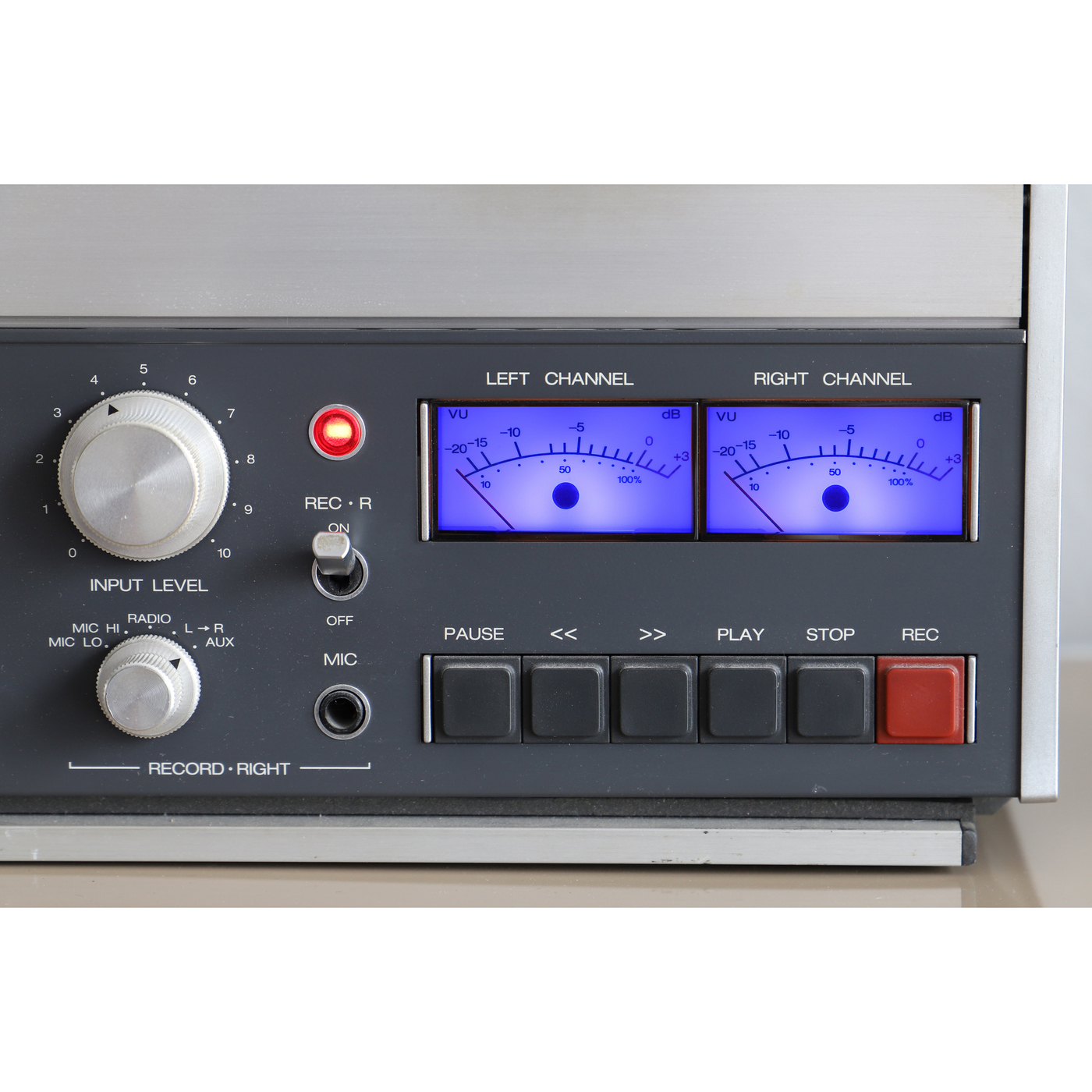 VU meter LED lighting kit for Revox B77 / PR99 in Atlantic blue
