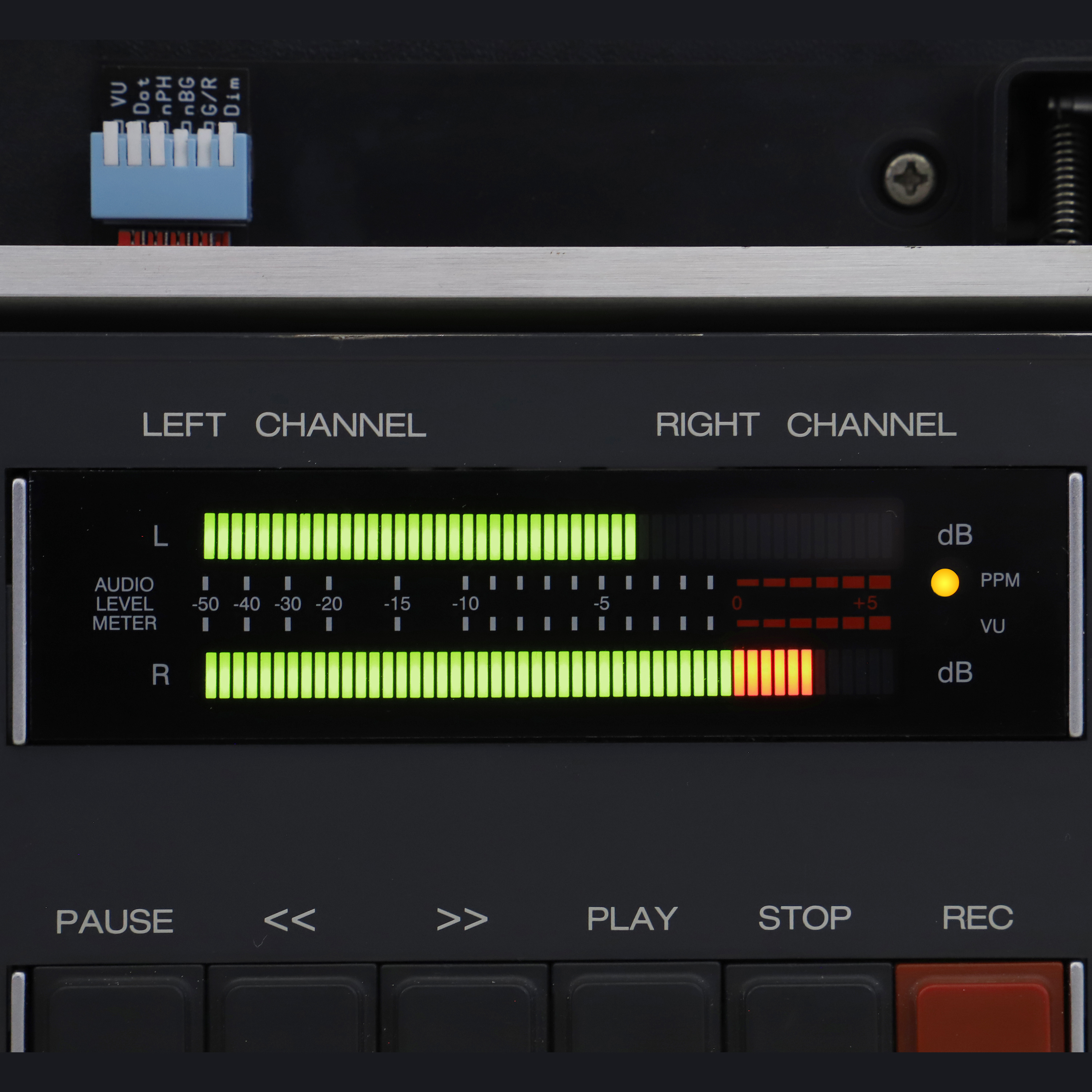 Audio Level Meter ALM77 für Revox B77 (PPM und VU-Meter)