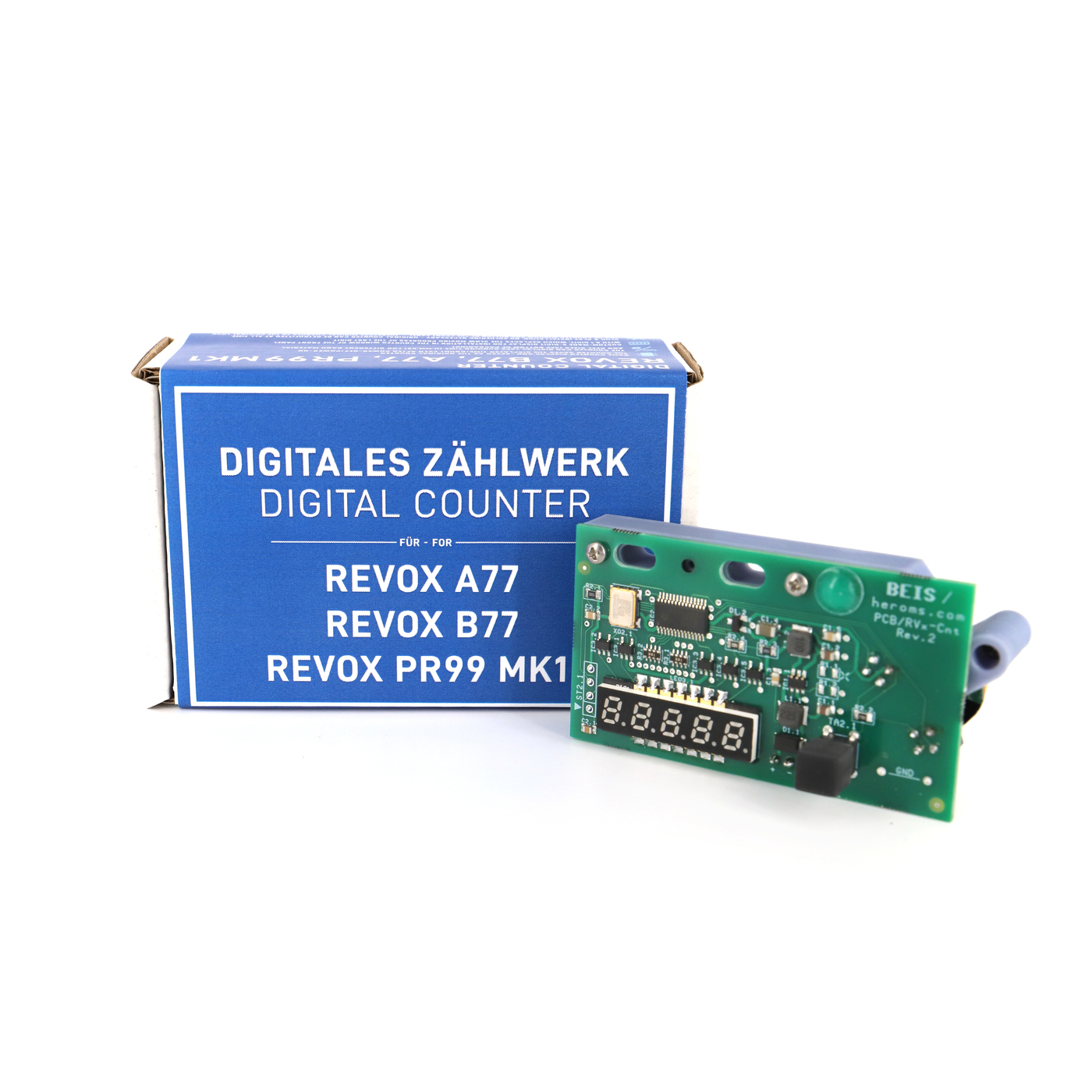 Digital counter for Revox A77, B77 & PR99 MK1