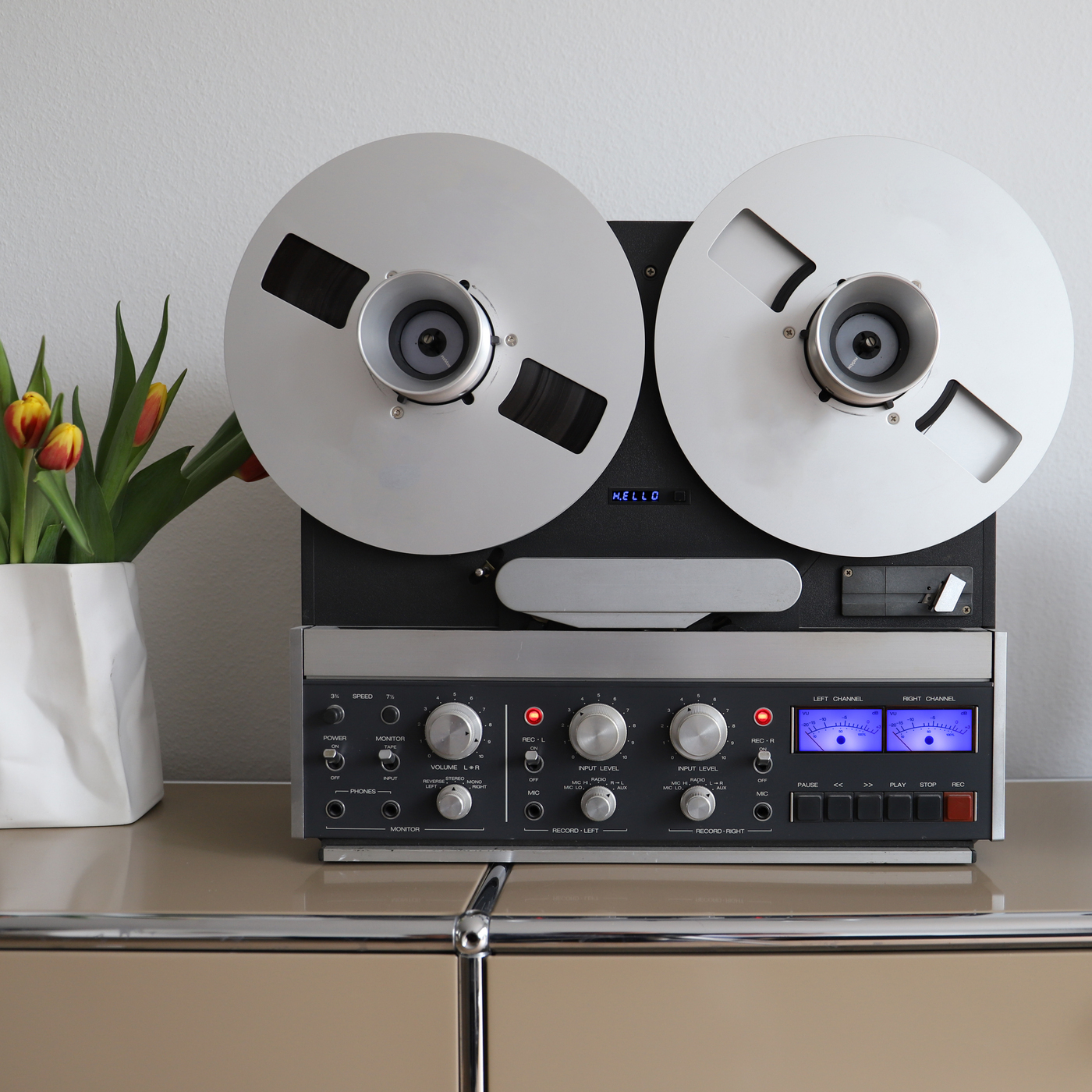 Filter foil &#39;LED Atlantic Blue&#39; for digital counter Revox A77, B77 and PR99 MK1