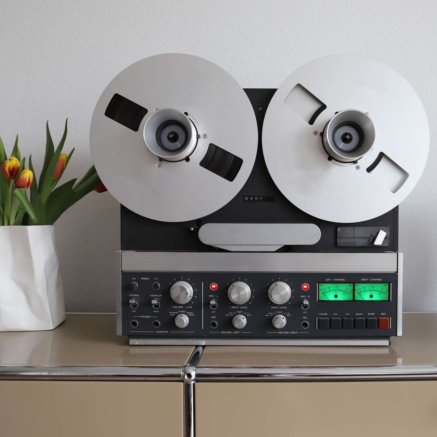 VU meter LED lighting kit for Revox B77 / PR99 in green