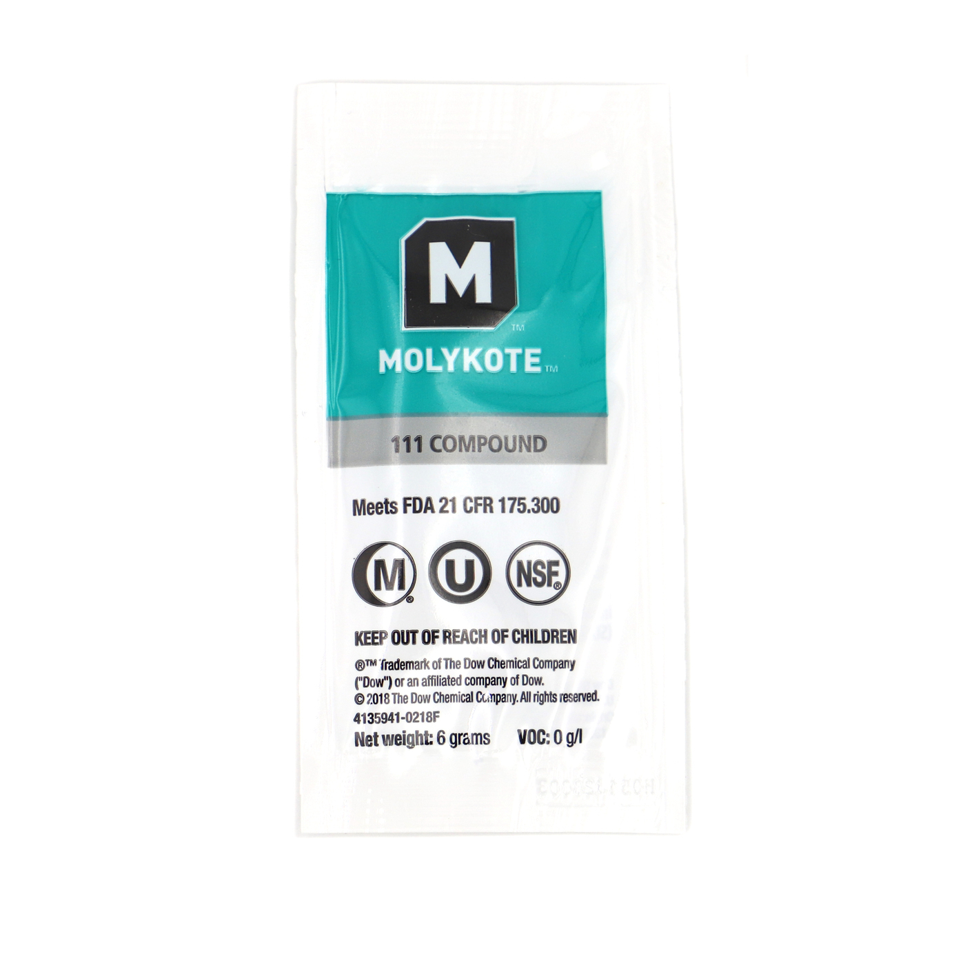 111 compound lubricant and sealant for valves 6g in sealed bags