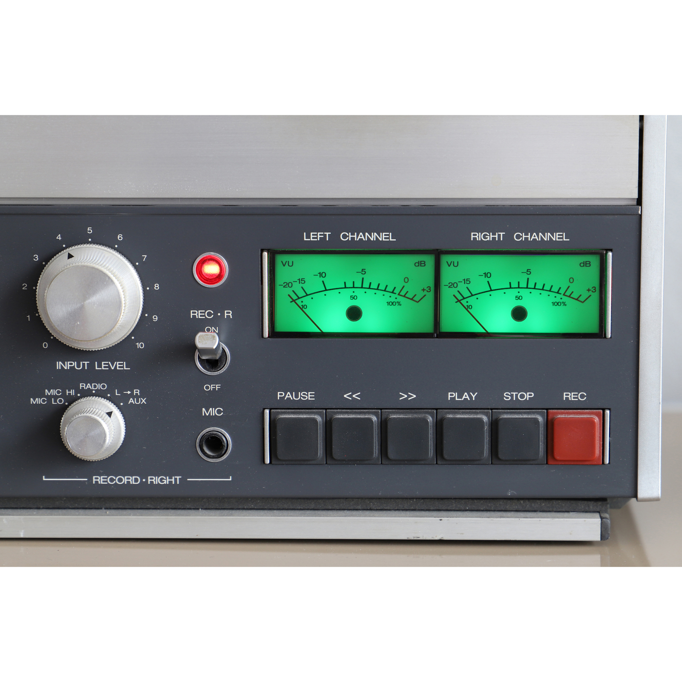 VU meter LED lighting kit for Revox B77 / PR99 in green