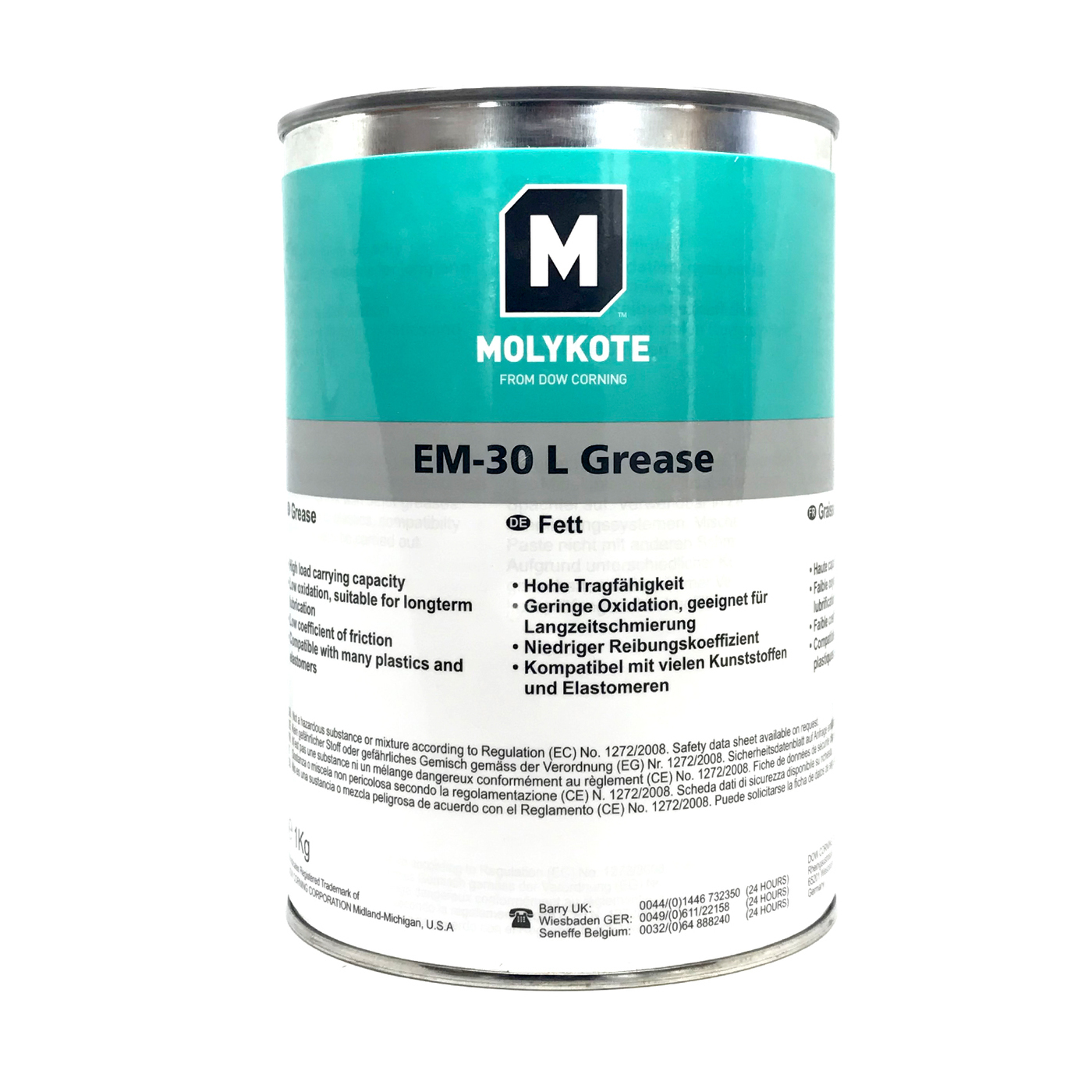 EM-30L high-performance grease 1kg in metal can