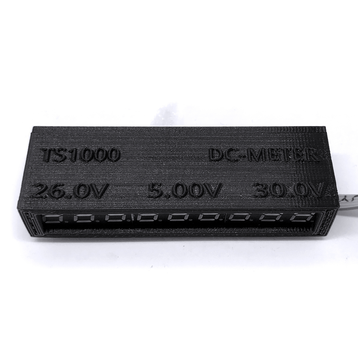 DC meter on-board voltage monitoring for Grundig TS1000