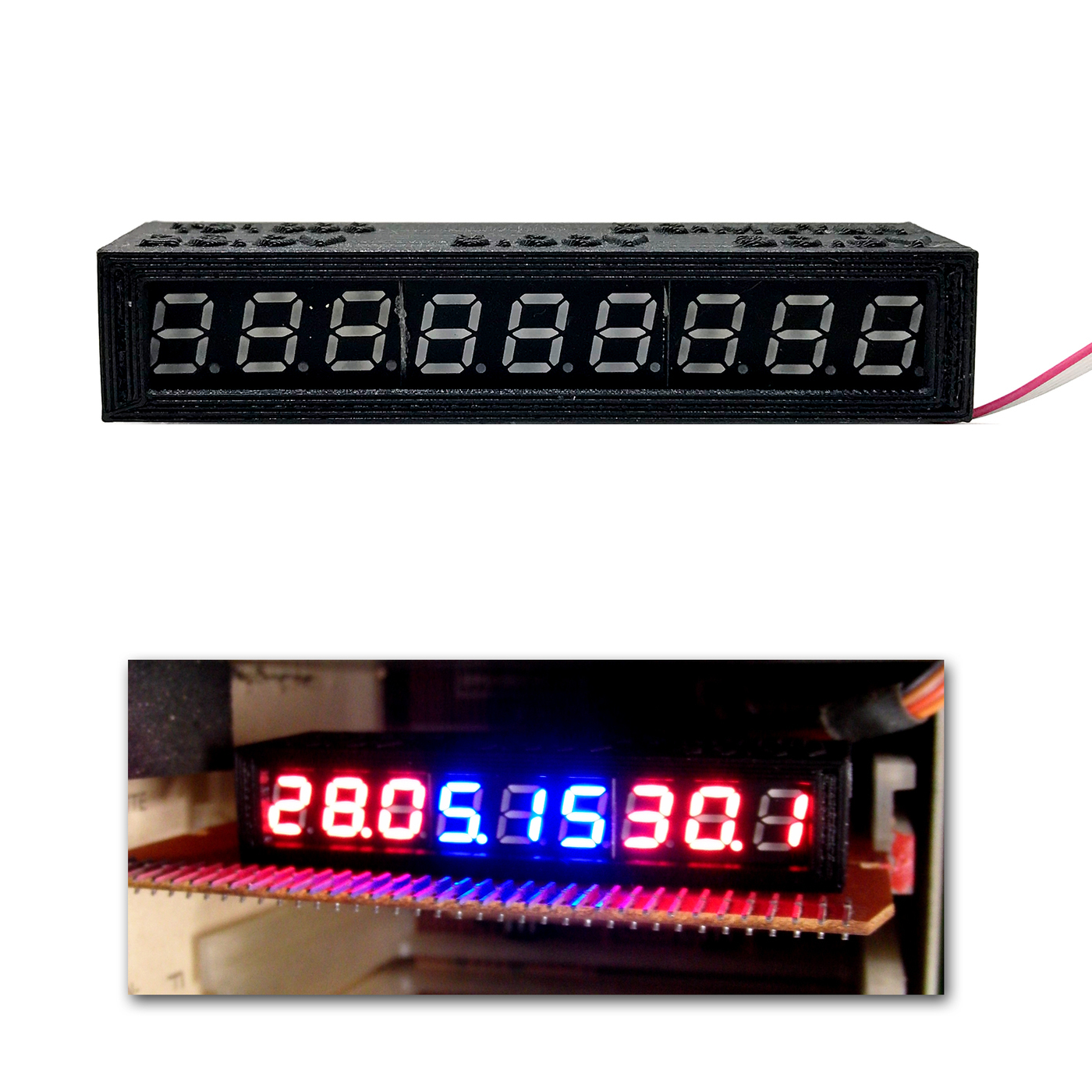 DC meter on-board voltage monitoring for Grundig TS1000