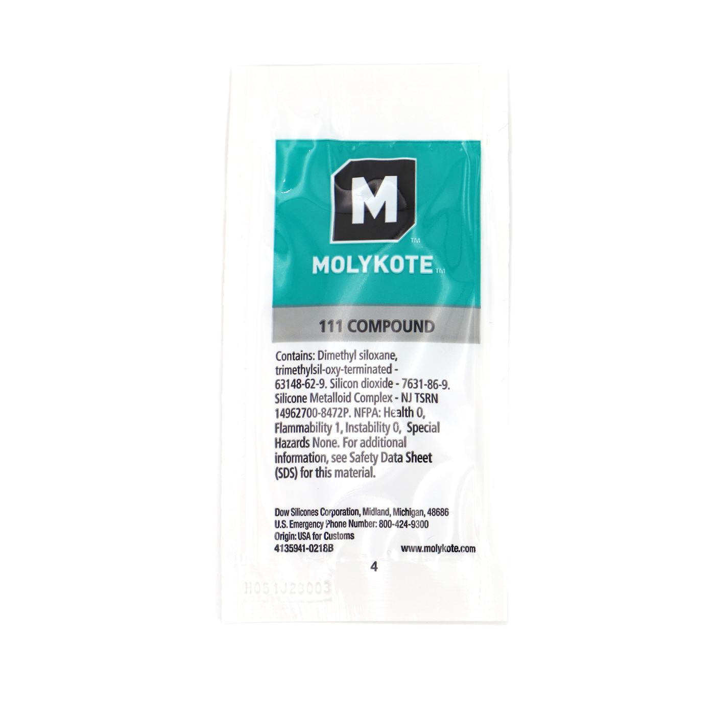 111 Compound Lubricant and sealant for valves (set of 6) 36 g in sealed bags