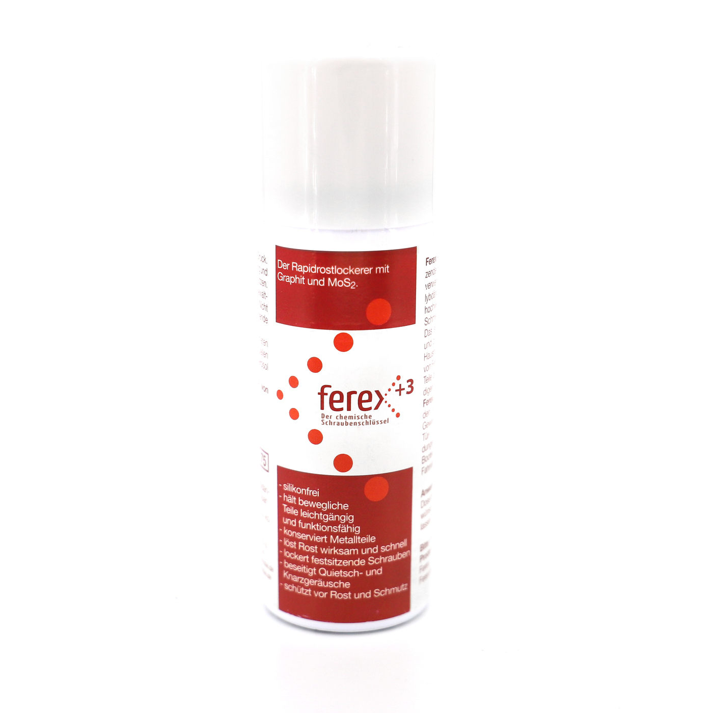 FEREX +3 Der chemische Schraubenschlüssel Rapidrostlockerer mit Graphit und MoS2 50ml in Spraydose