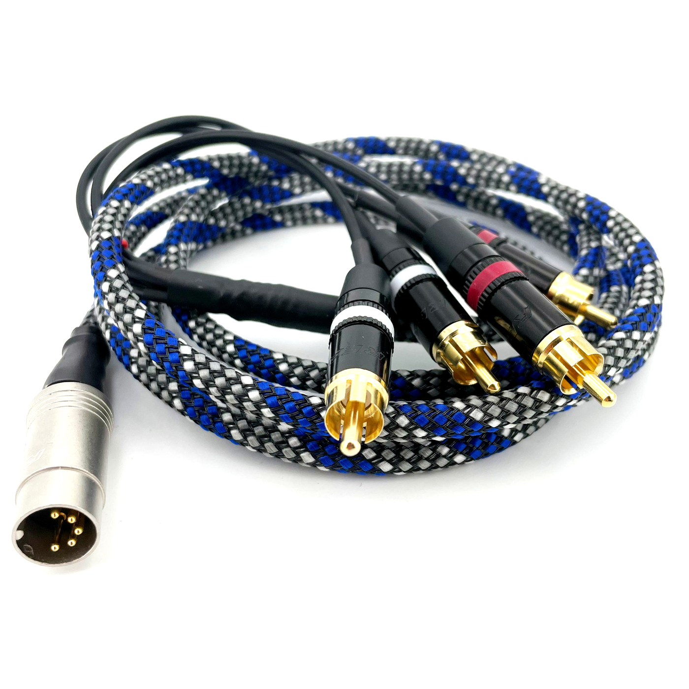 Tape connection cable DIN-5 pin to cinch Level reduction in the recording channel